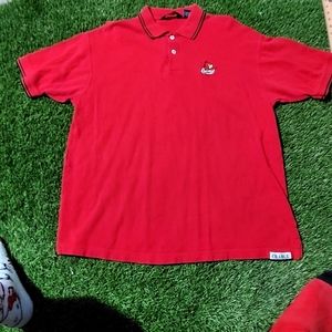 Crable Louisville Cardinals Embroided Polo Shirt Size L